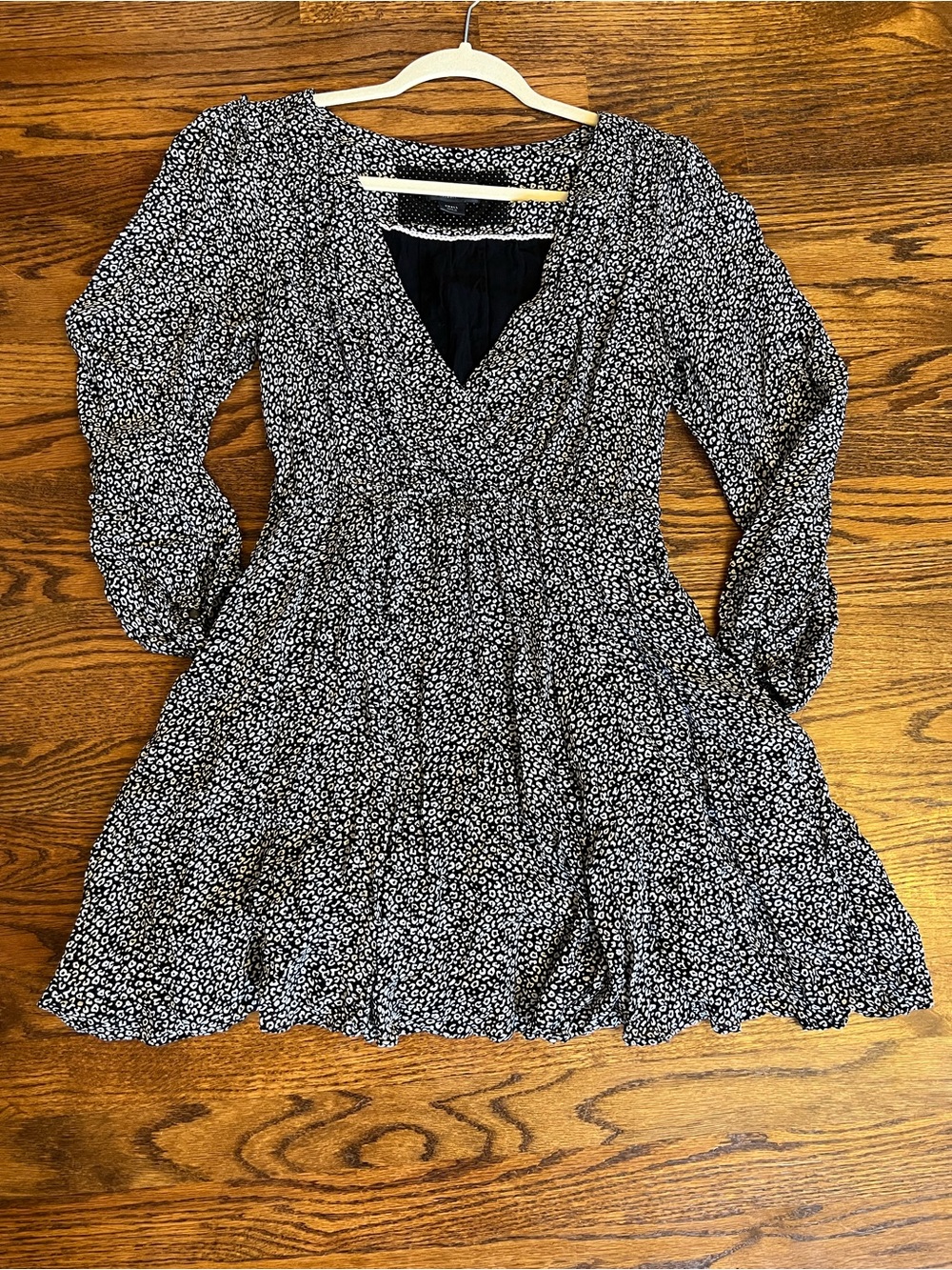 Maeve Anthropologie Carolyn Leopard Mini Dress